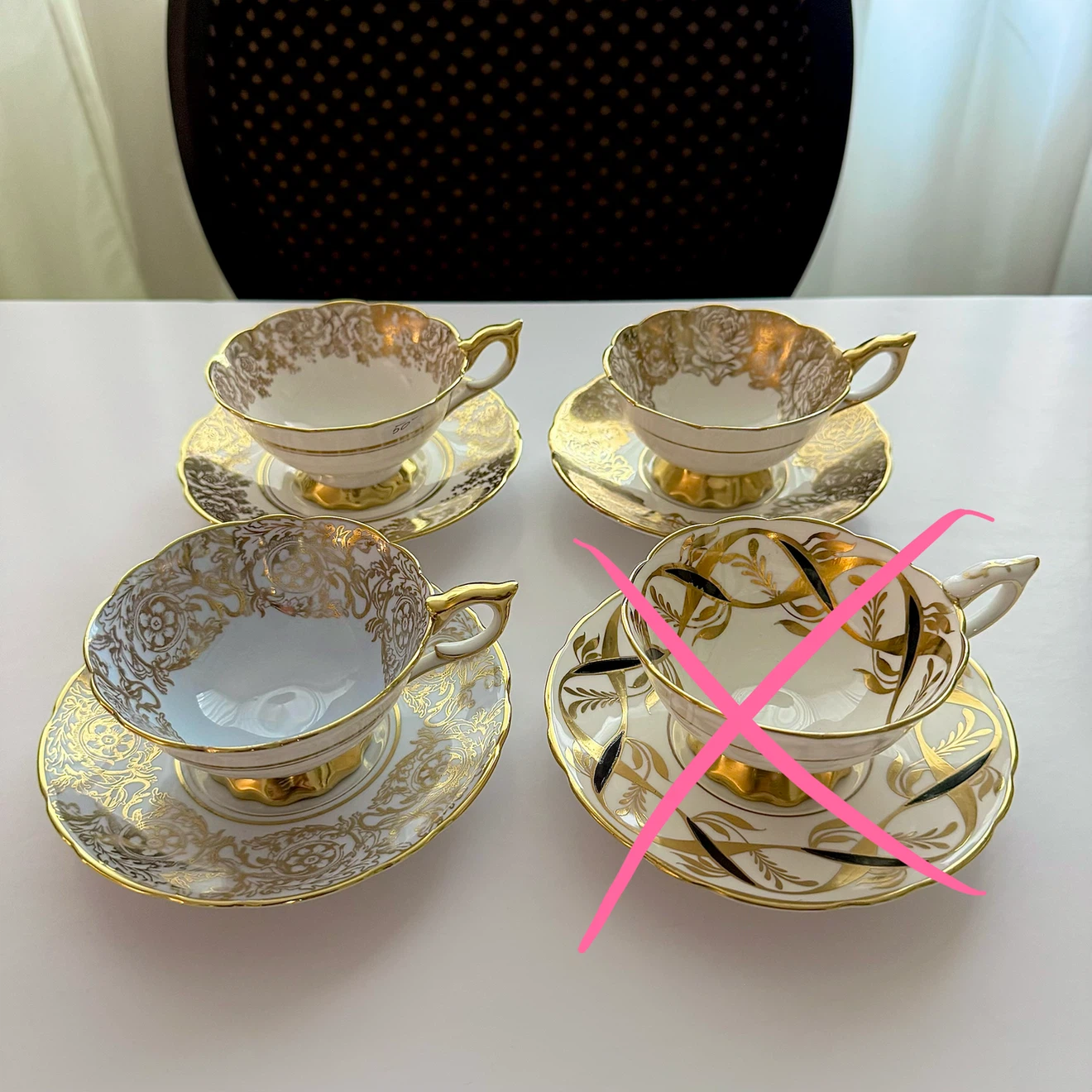 Royal Stafford high-end cabinet teacups - photo 4