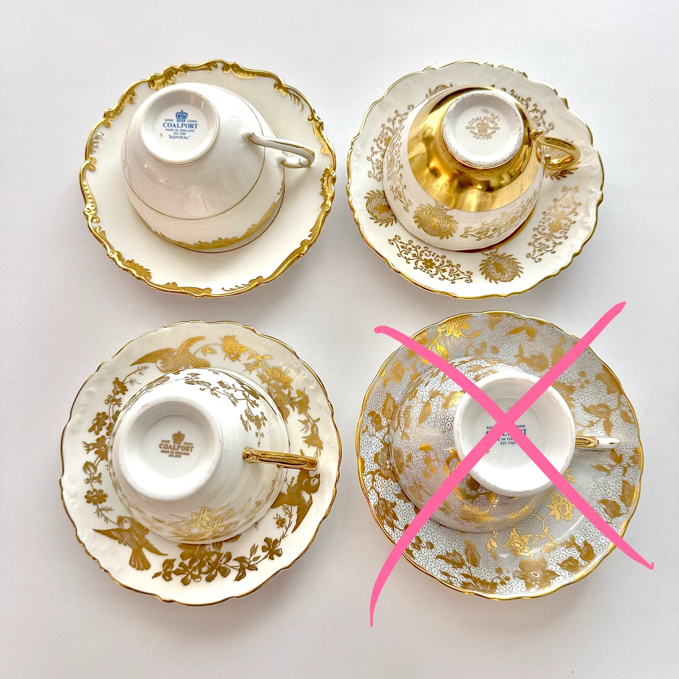 Coalport teacups (30 each) - photo 4