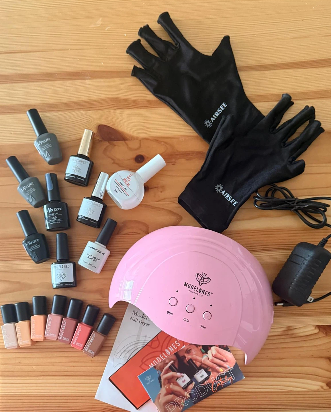 Modelones & Mixcoco Gel Nail Polish & LED Lamp Kit