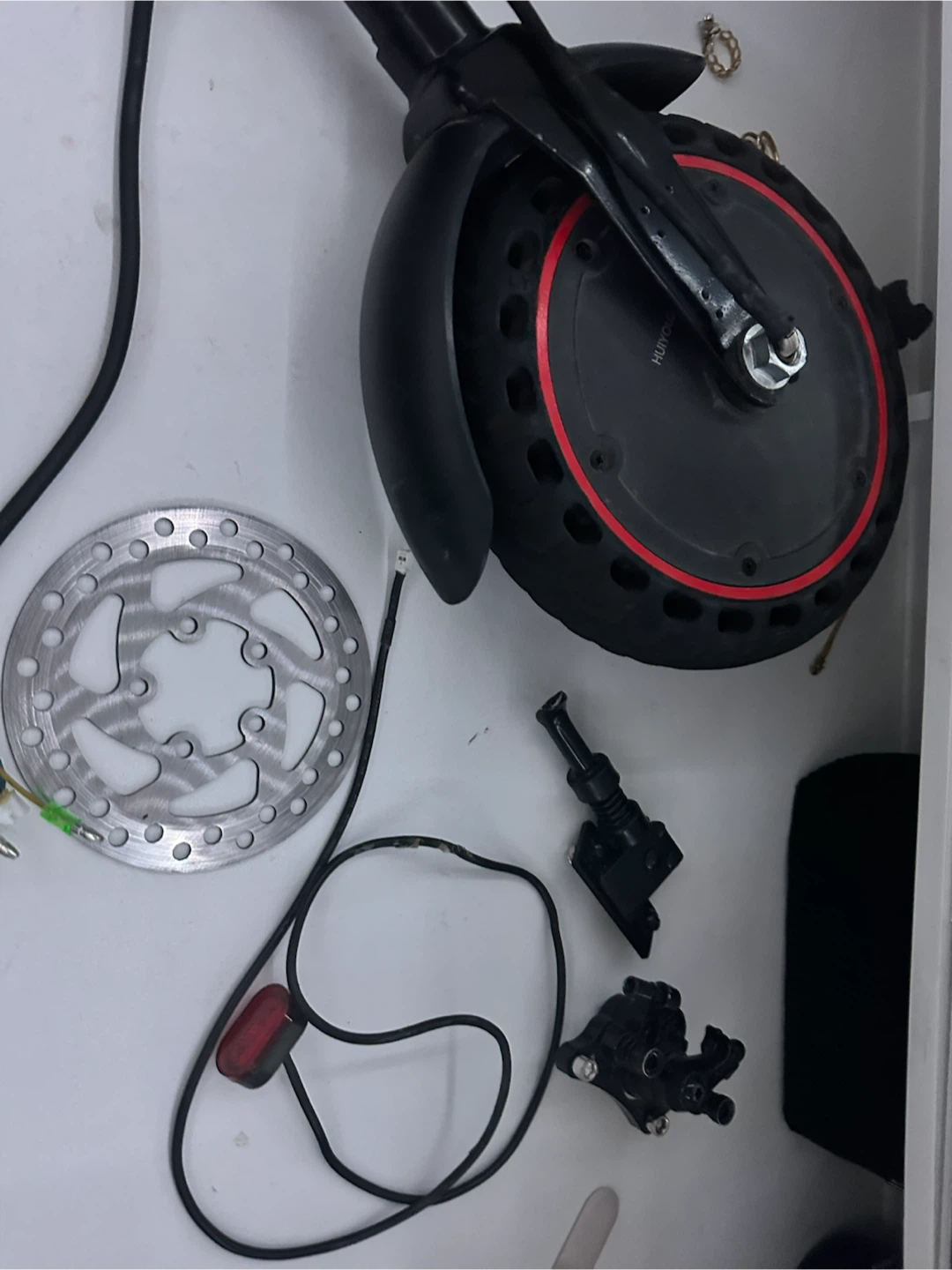 OFFER !! Electric Scooter Parts - Motor, Brake Disc, Light