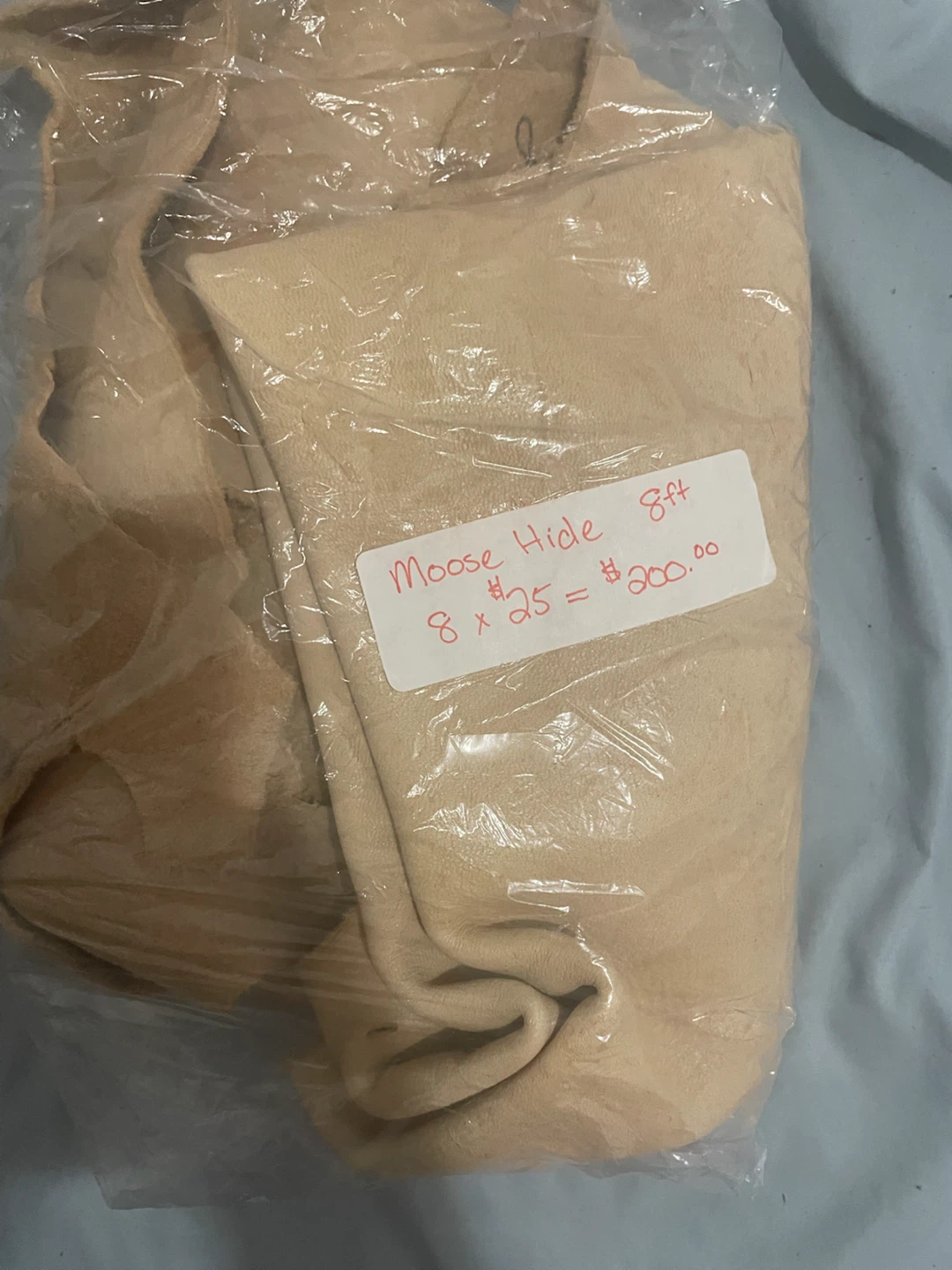 Deer Hide and Moose Hide Leather Scraps - photo 2