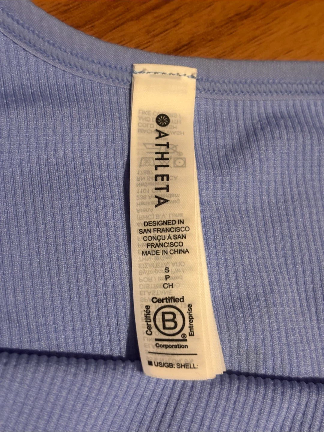 Women’s Athleta Ribbed One Shoulder Crop Top szS - photo 3