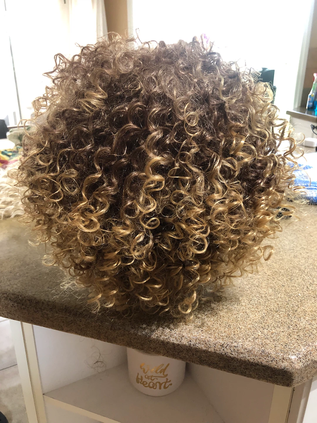Curly Wig - Brown and Blonde - photo 2