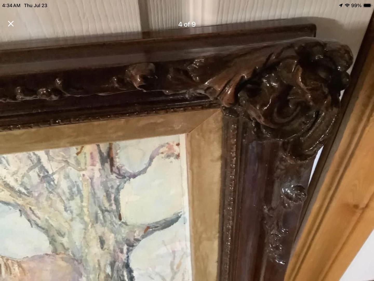 Vtg Watercolour Painting by the Artist Alan Rosenplot 🐞 - photo 4