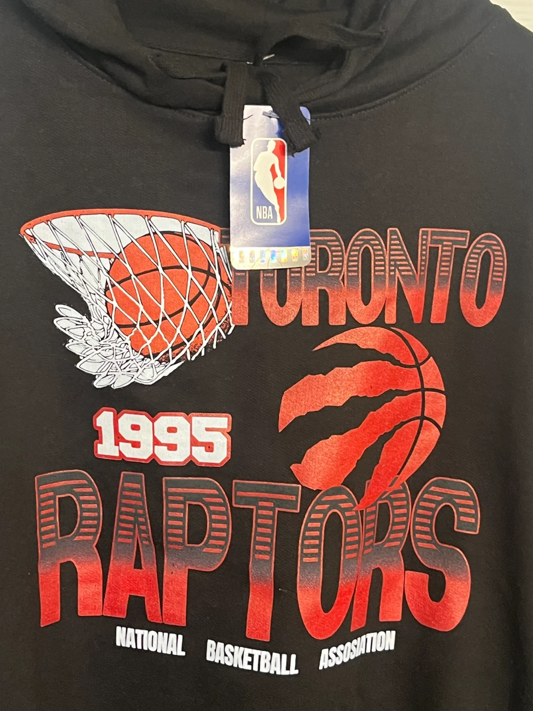 Toronto Raptors 1995 NBA Hoodie Men’s XL - photo 2