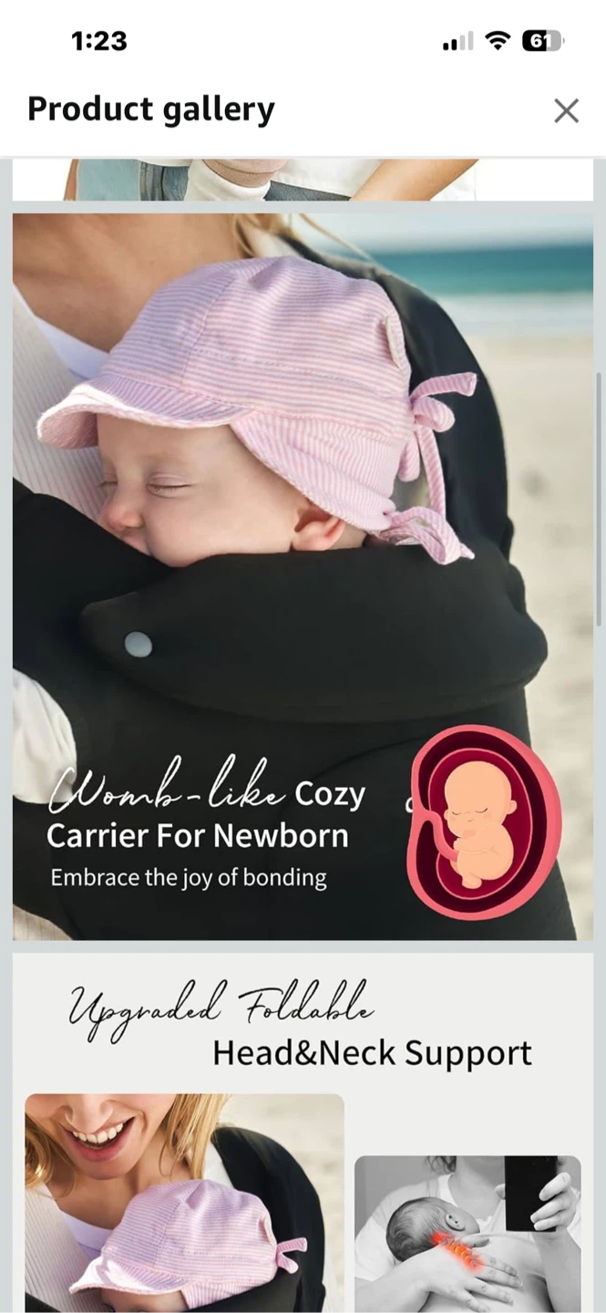 Black Baby Carrier - photo 4