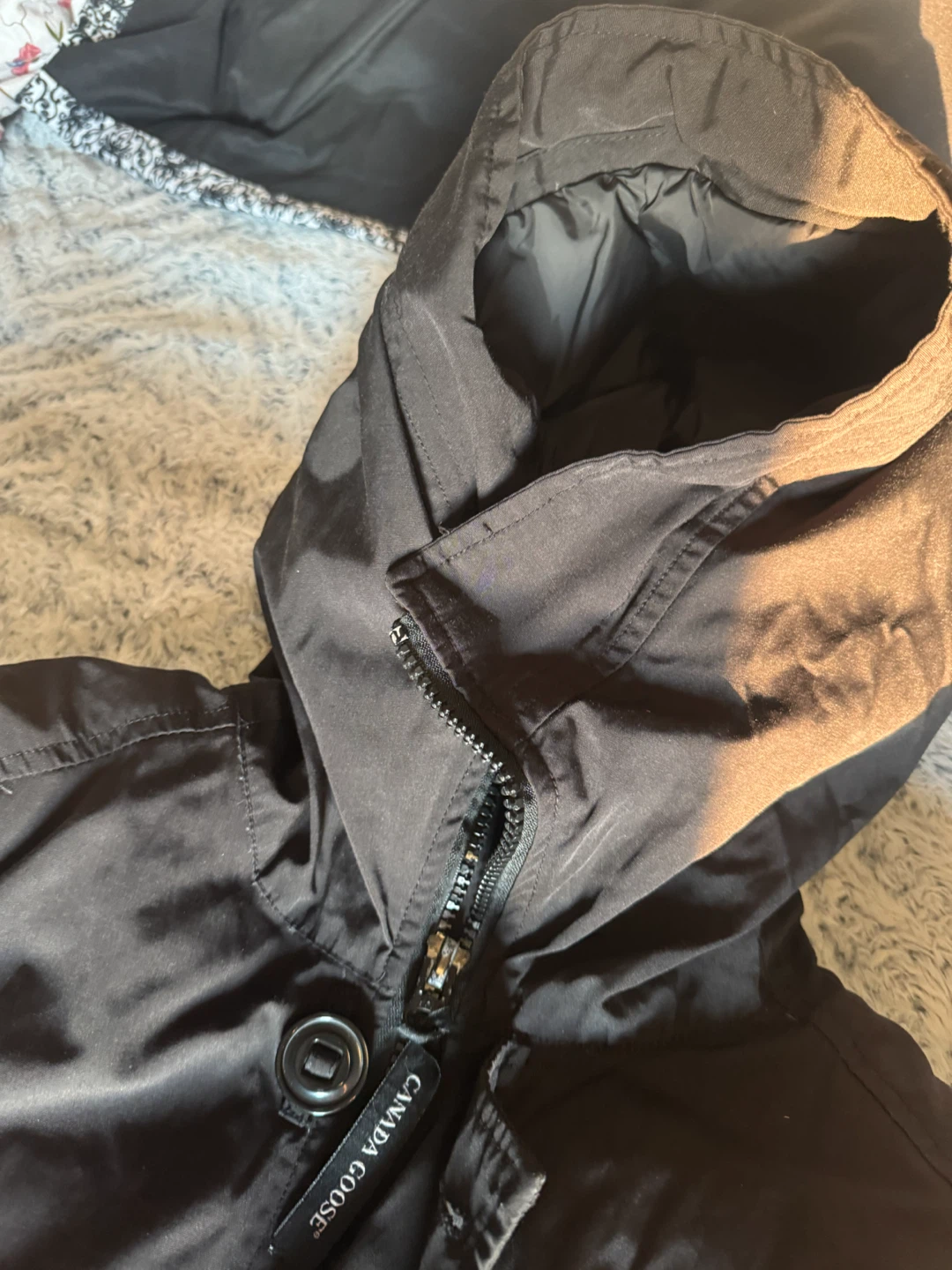 Black winter Parka Jacket - photo 3