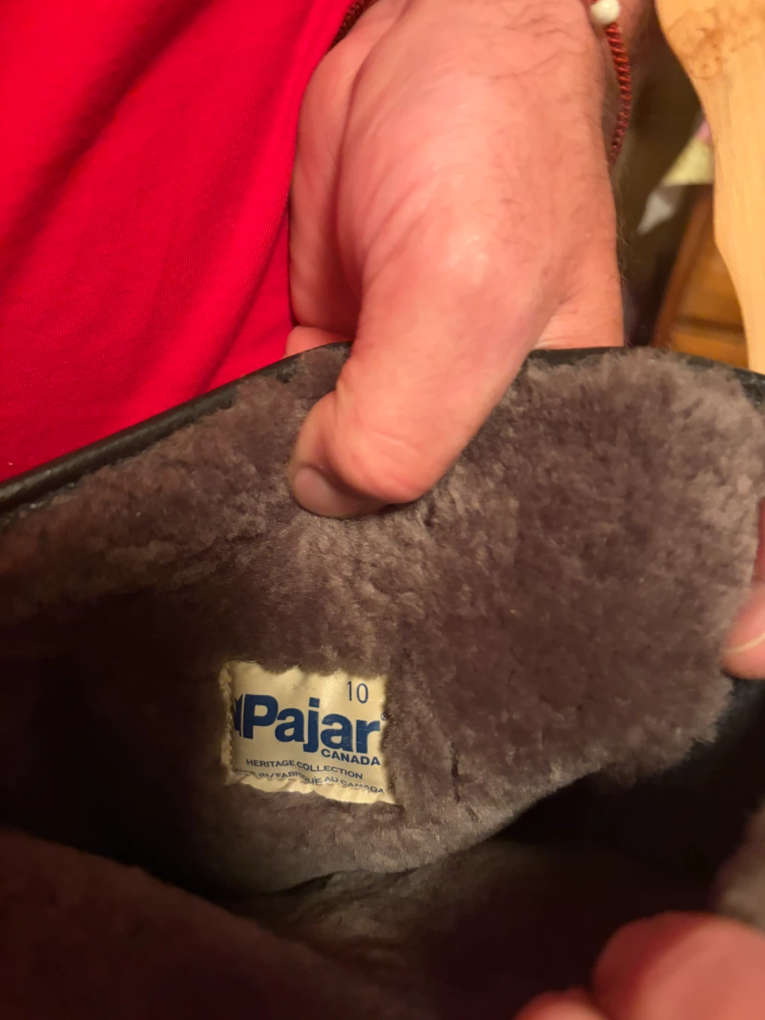 Pajar Canada Fur Winter Boots Size 10