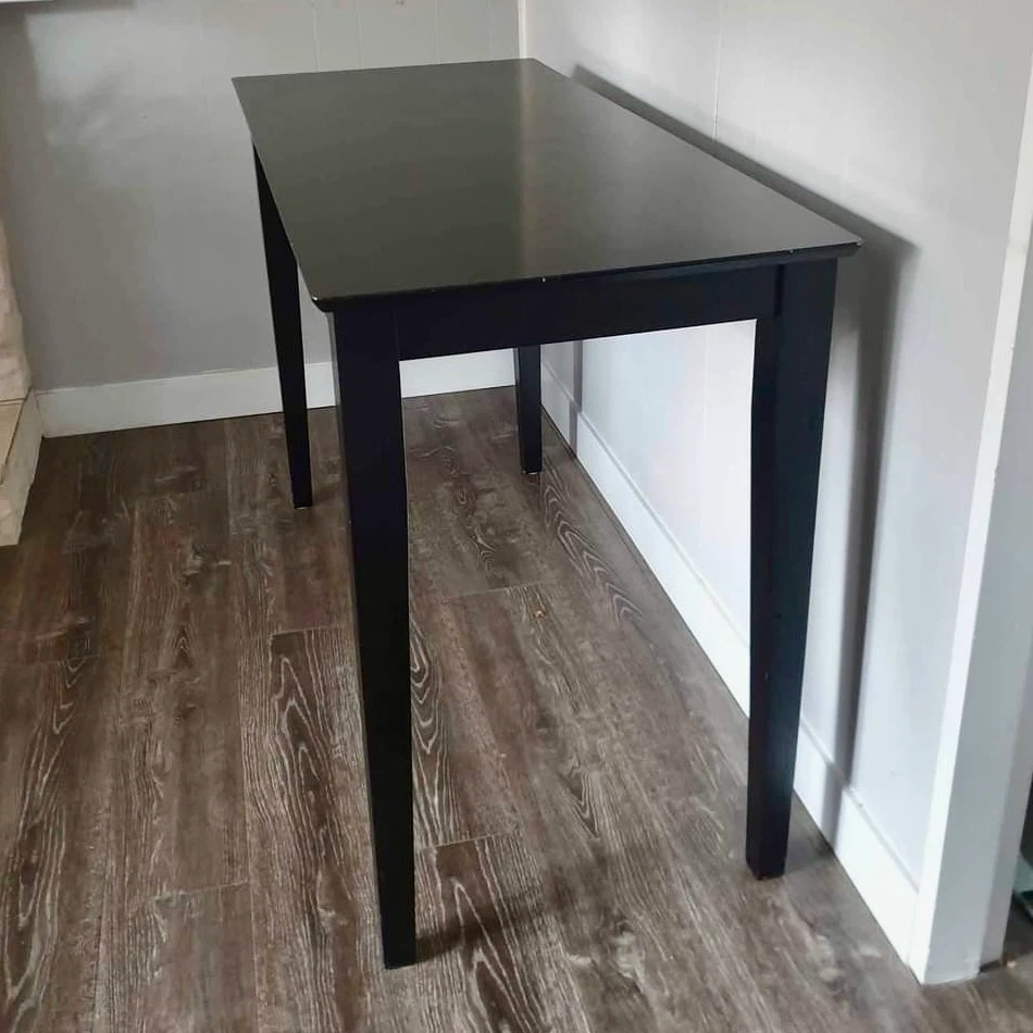 Black Kitchen Counter Height Table - photo 3