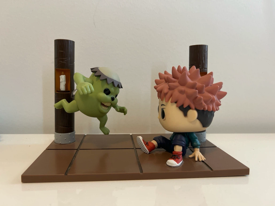 Jujustu Kaisen Yuji and Cursed doll Funko Pop