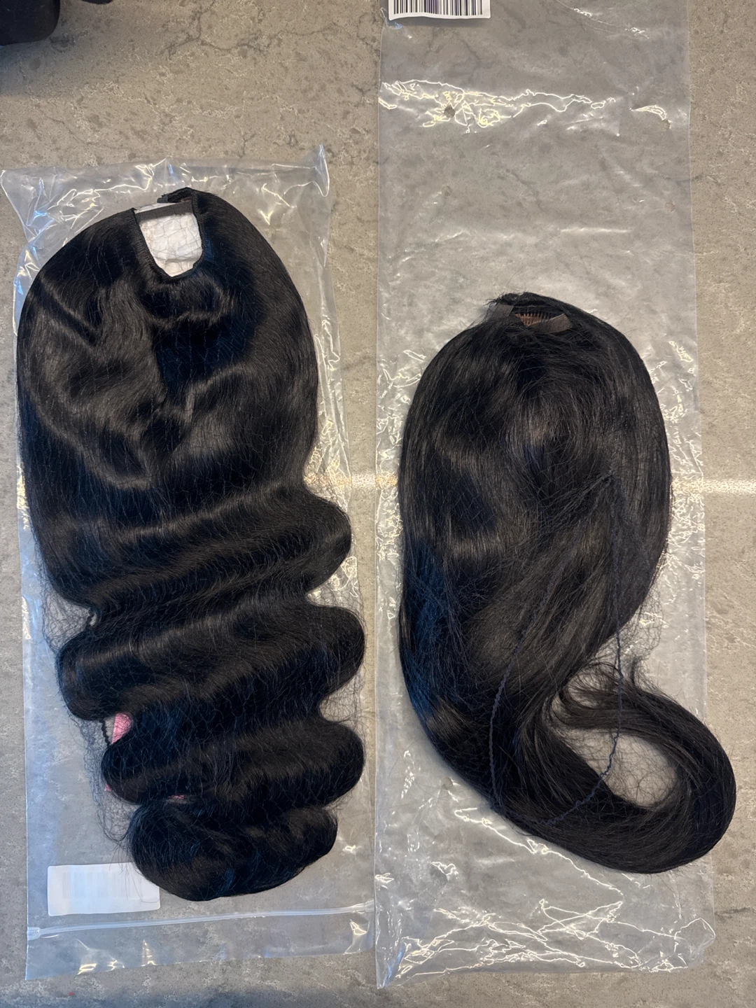 Set of 2 Human Hair Wig (Never used)