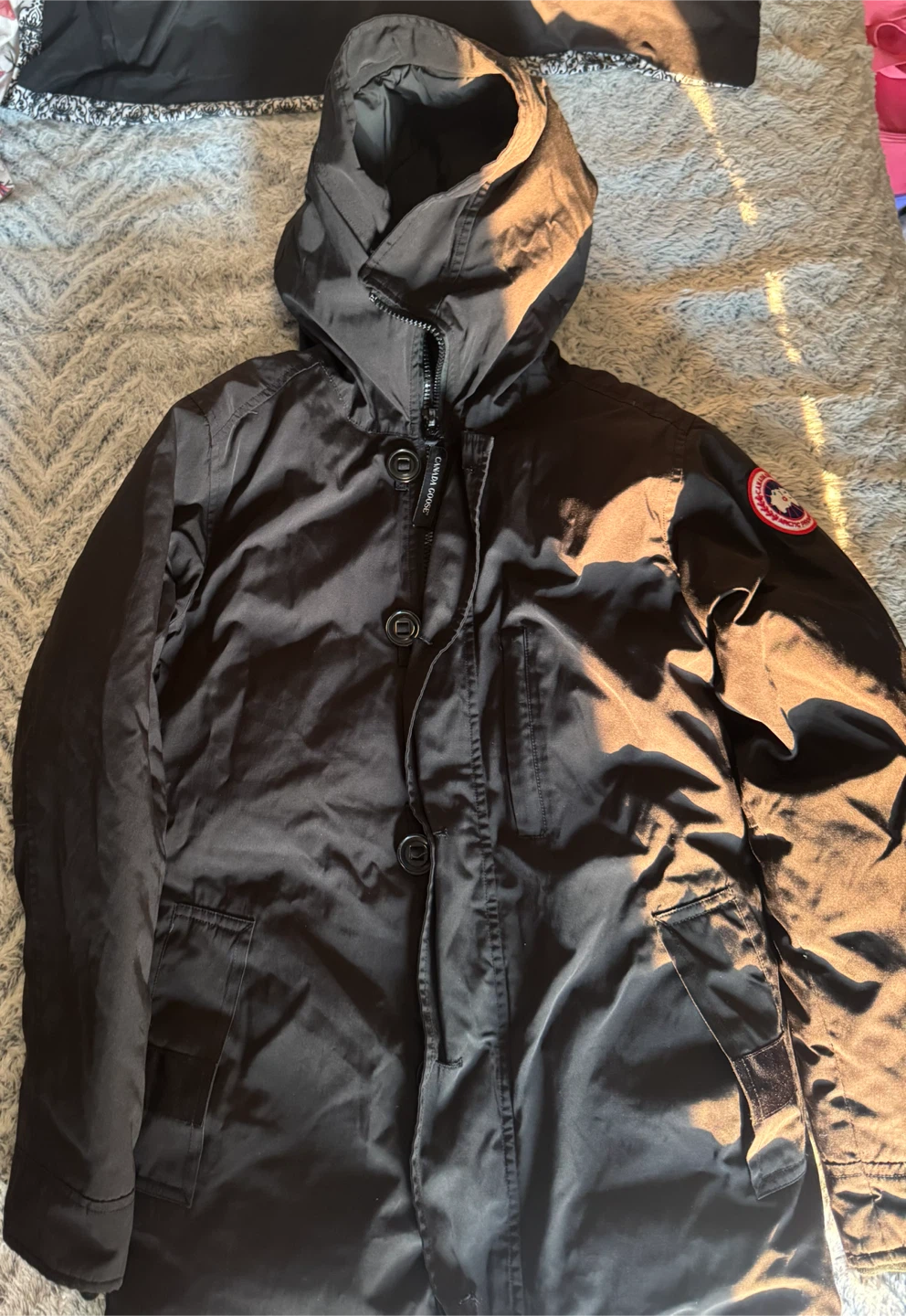 Black winter Parka Jacket