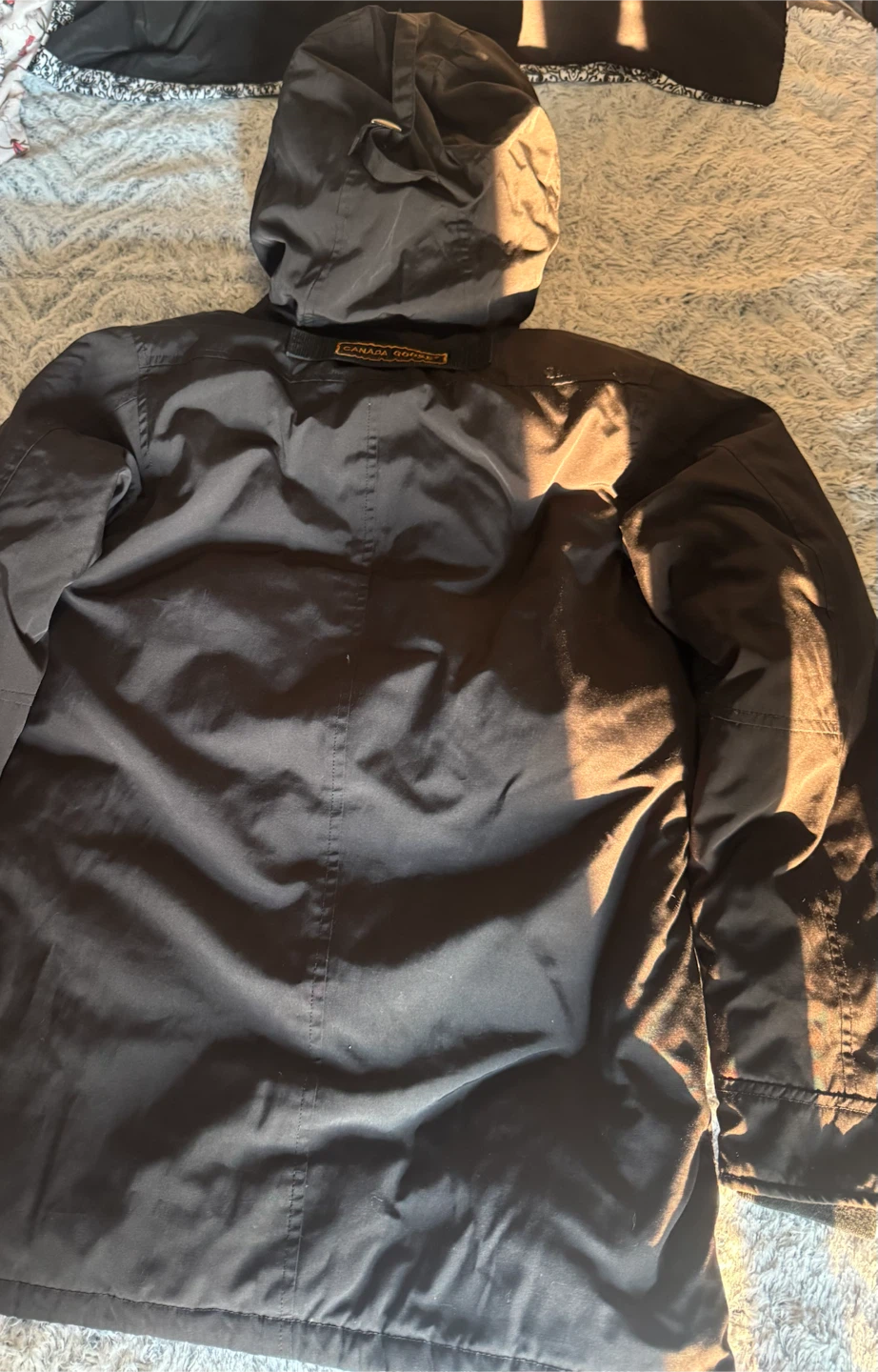 Black winter Parka Jacket - photo 2