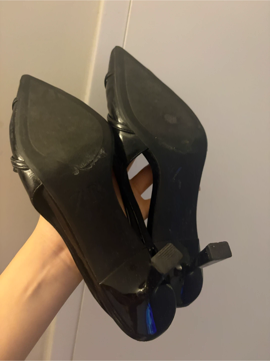 ZARA Black Slingback Heels - Size 38 - photo 2