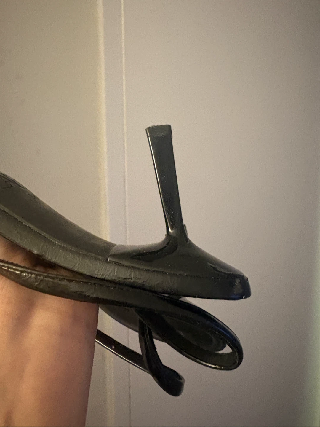 ZARA Black Slingback Heels - Size 38 - photo 4