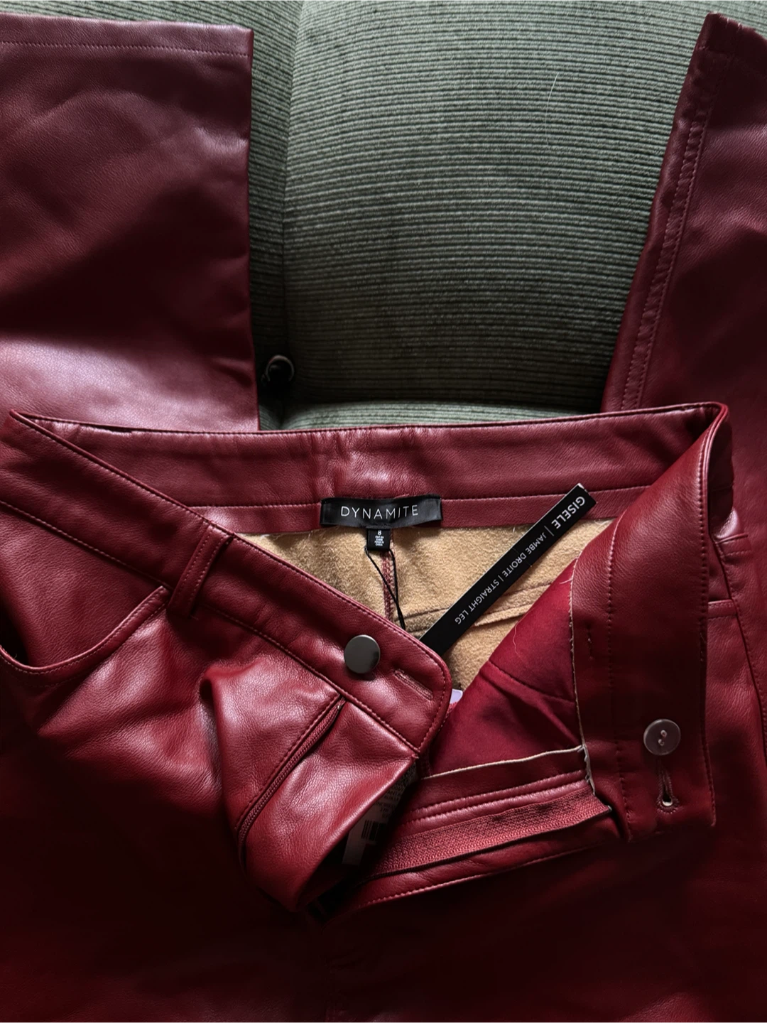 BNWT Dynamite Gisele Faux Leather Pants