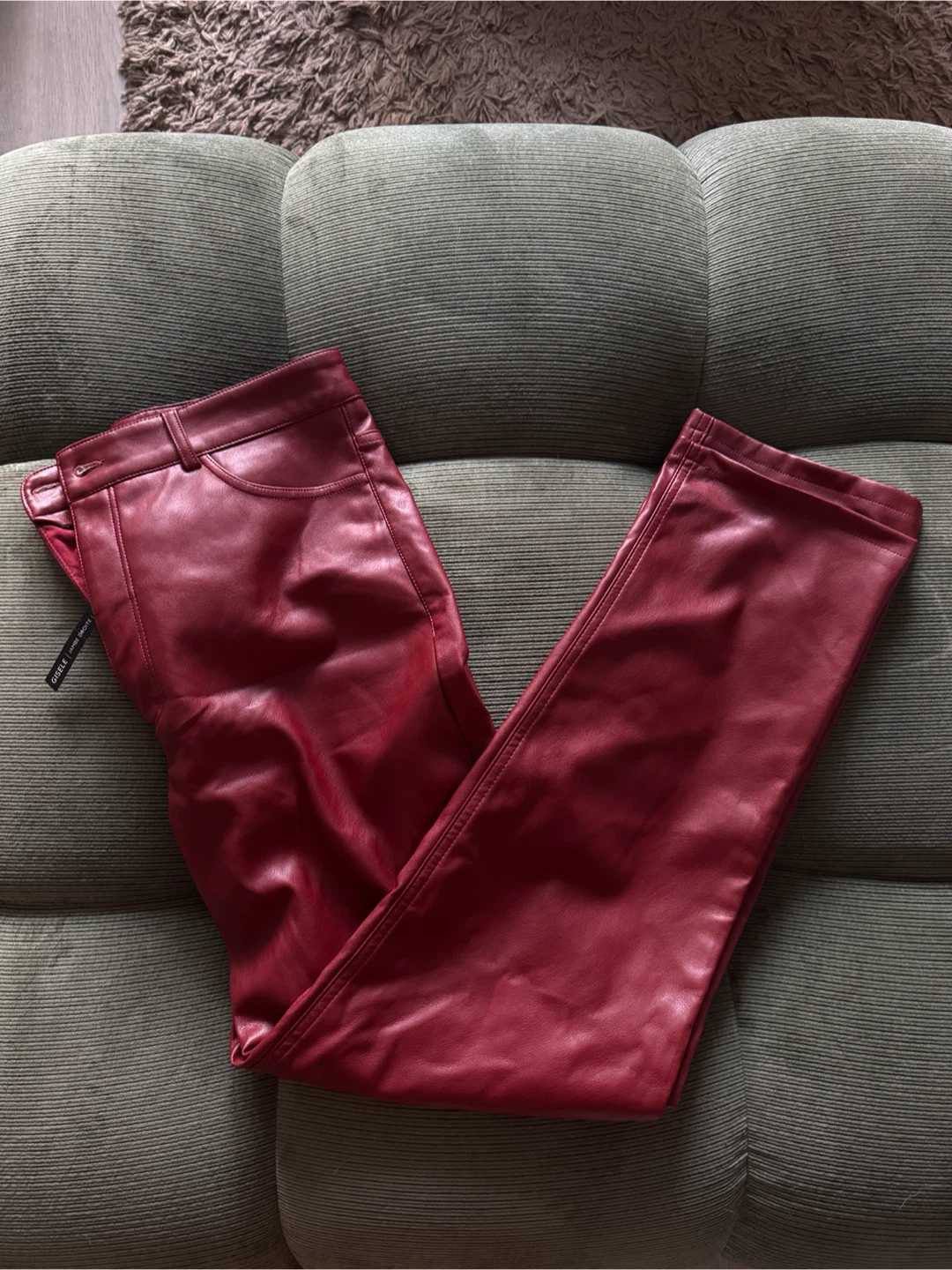 BNWT Dynamite Gisele Faux Leather Pants - photo 3