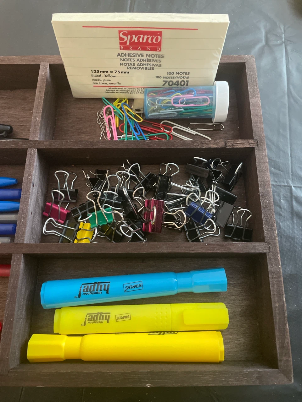 Desk Organizer with Assorted Office Supplies - photo 2