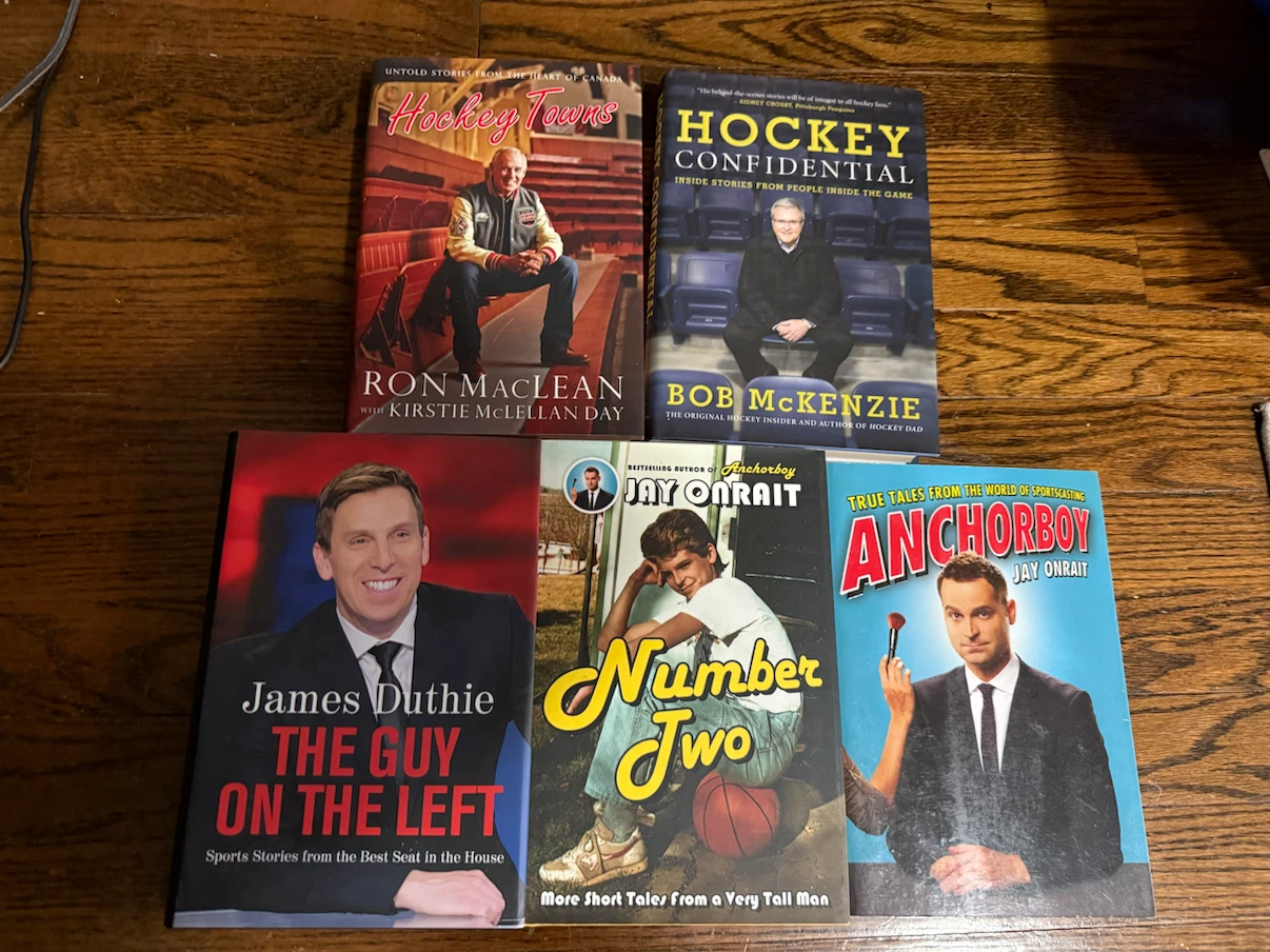 Collection of 5 Hockey Books
