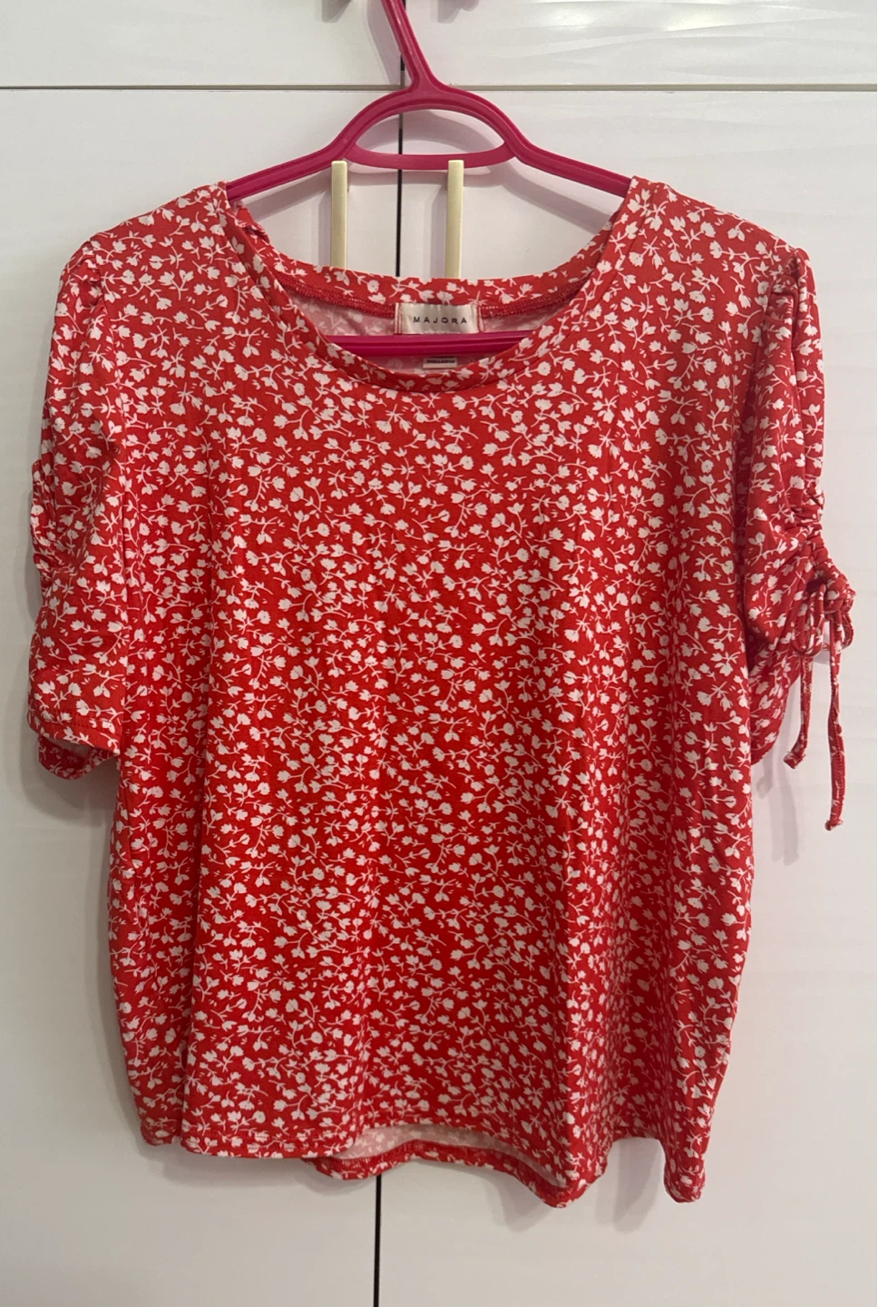 Majora Red Floral T-Shirt XL/TG