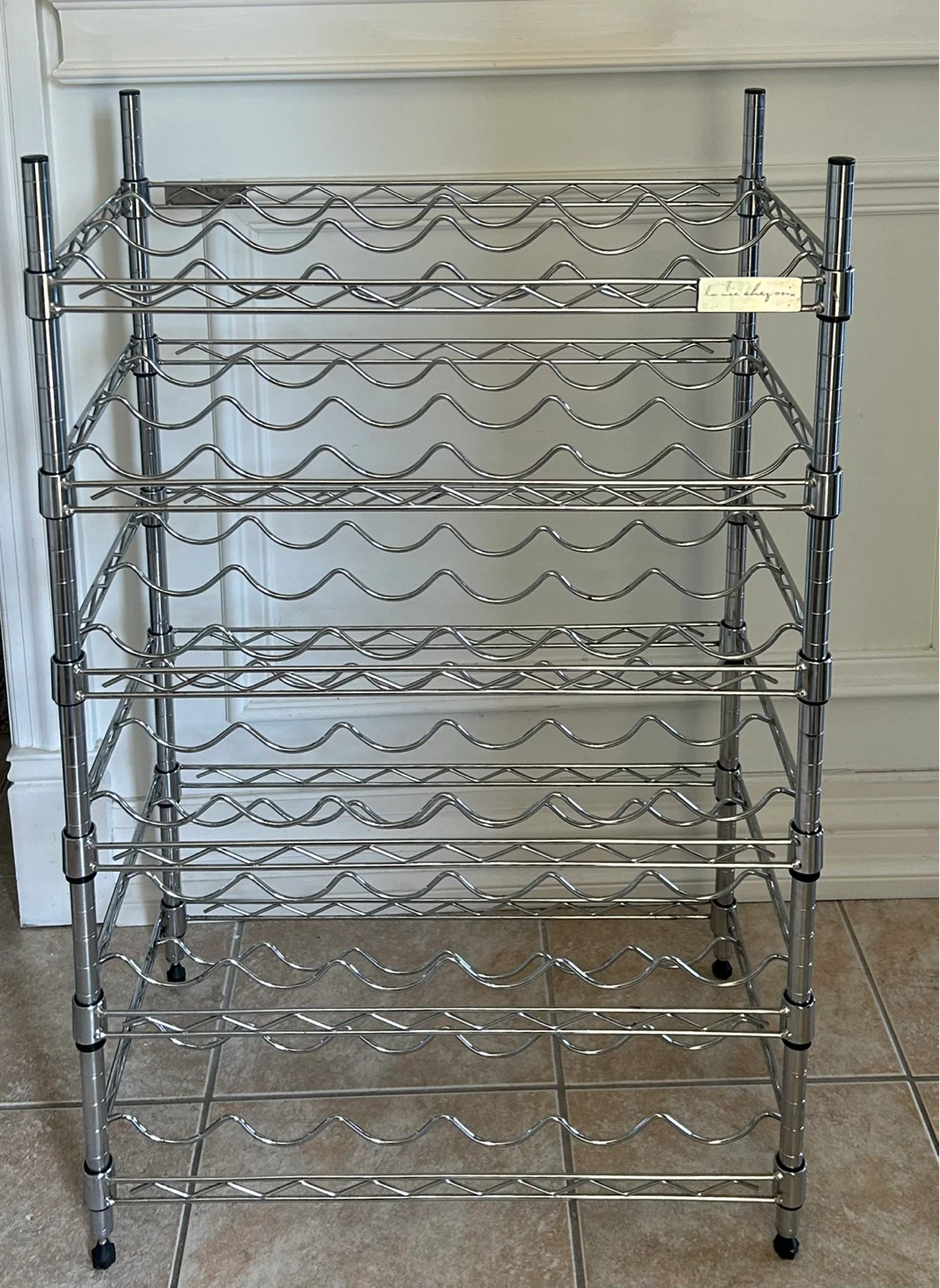 Chrome Wine Rack