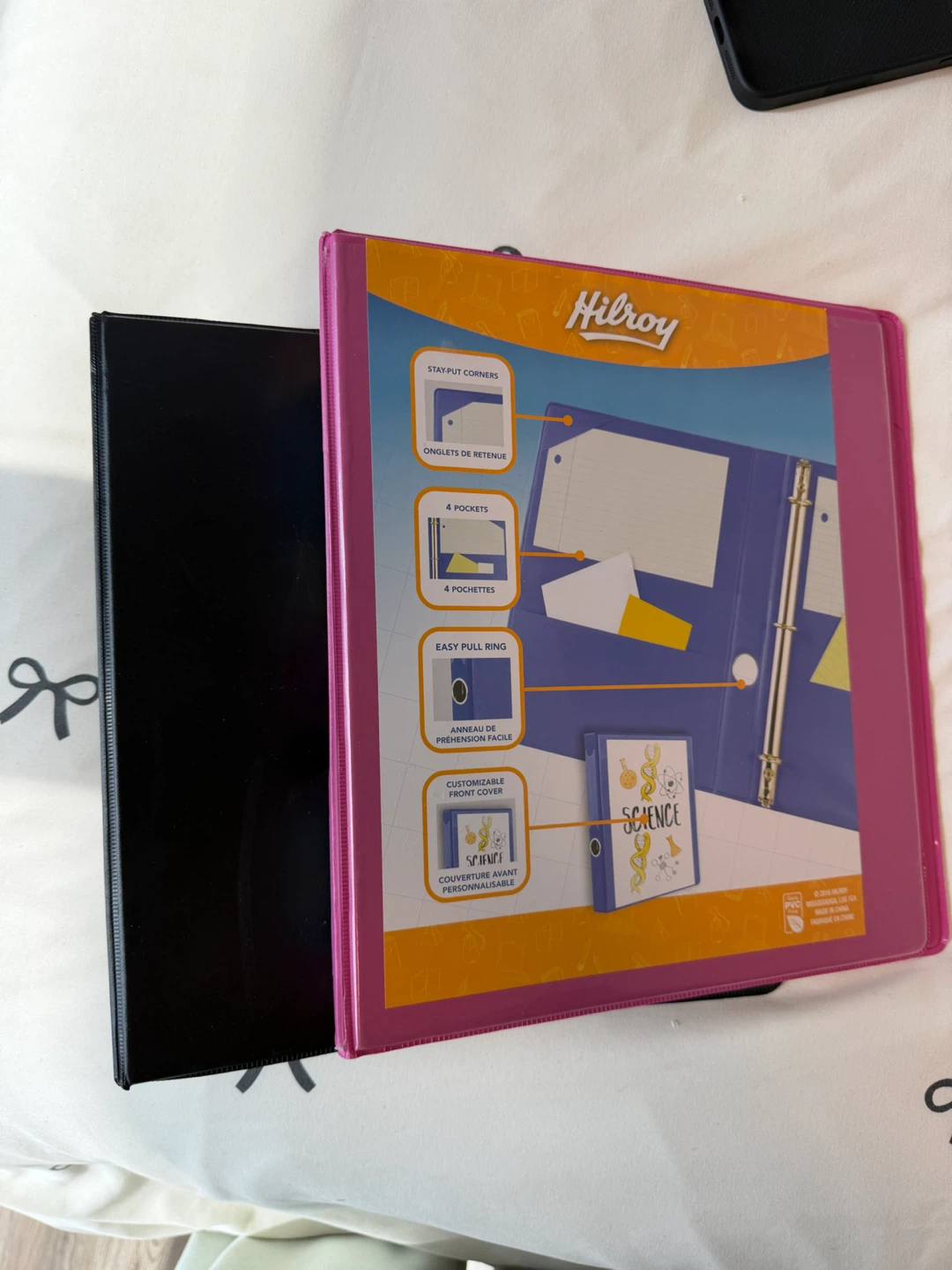 Hilroy Pink 3-Ring Binder