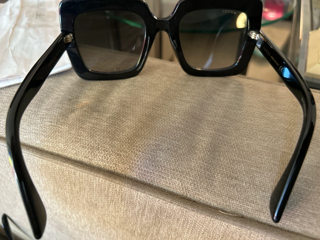 GUCCI Black Square Sunglasses - photo 2