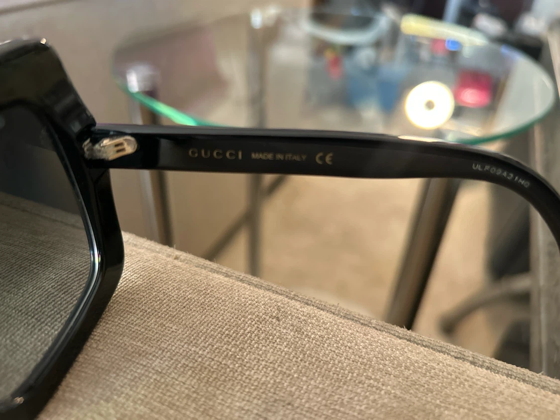 GUCCI Black Square Sunglasses - photo 3