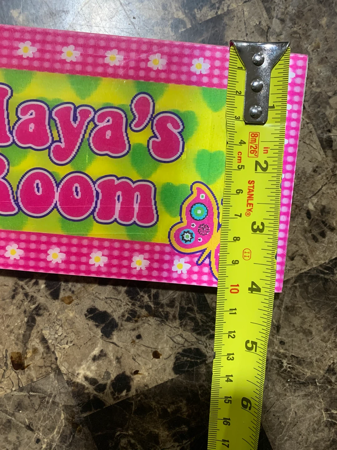 Maya's Room Personalized Door Sign - photo 3