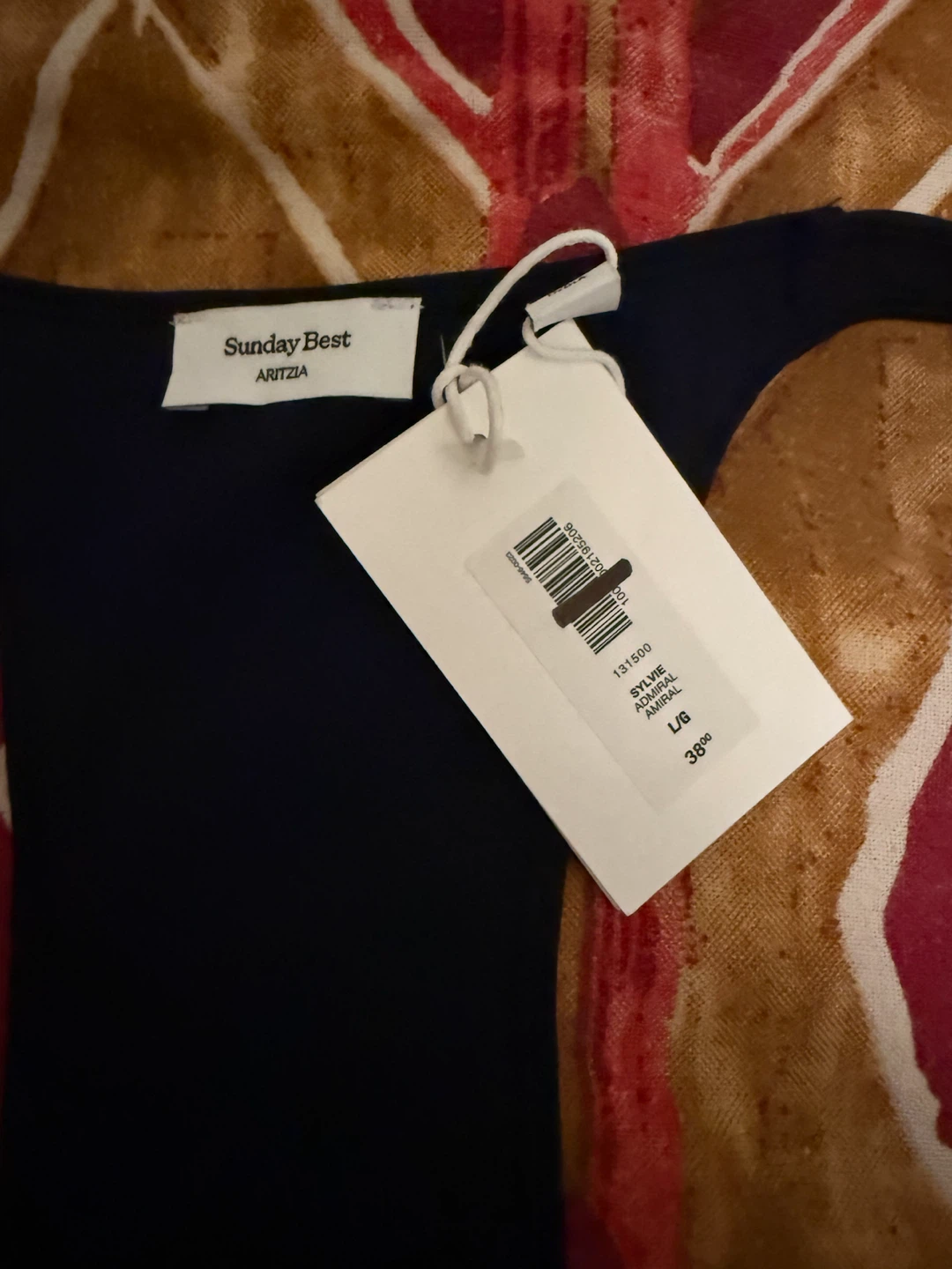 Aritzia Sunday Best Navy Tank Top L/G - photo 3