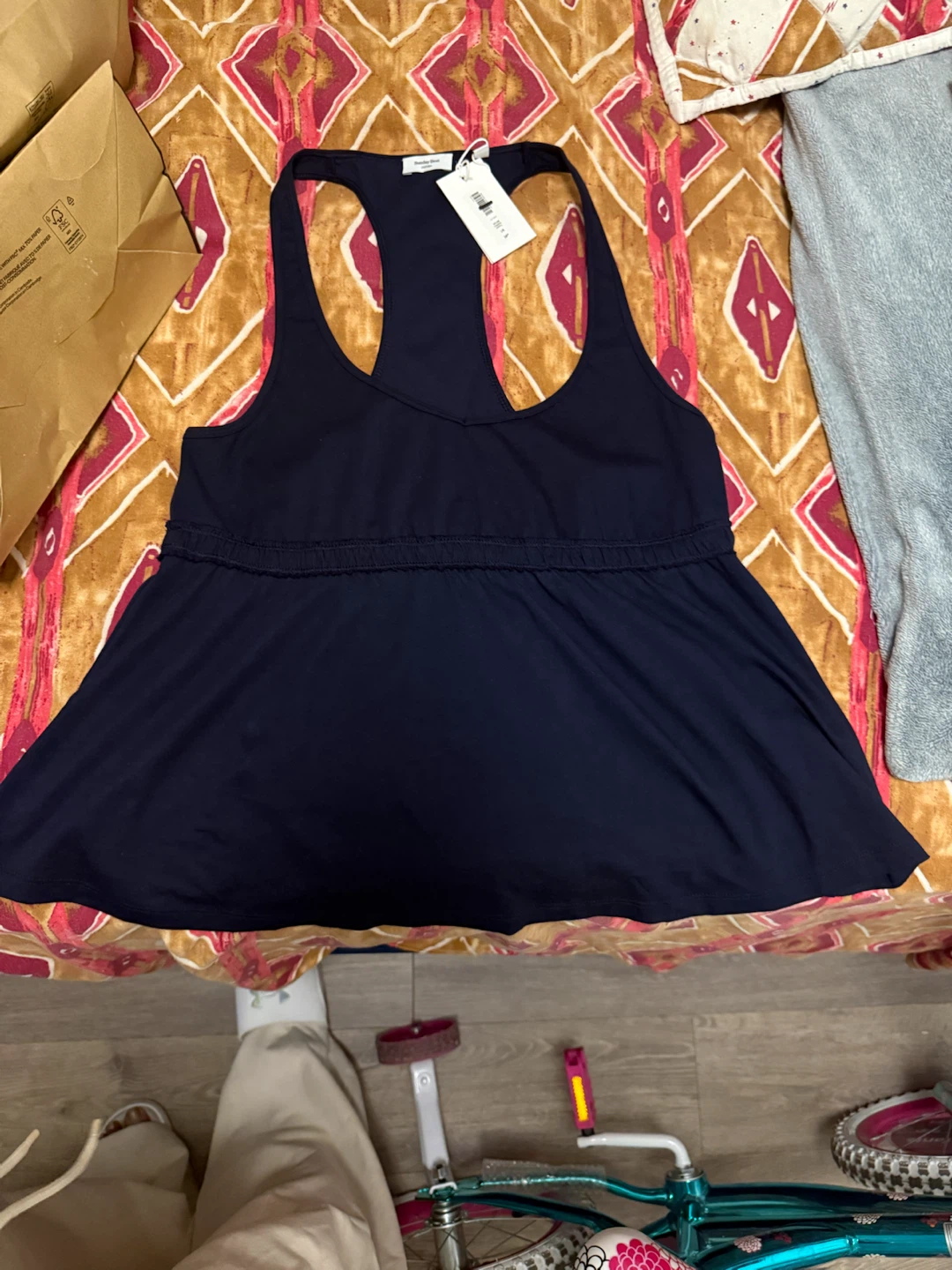 Aritzia Sunday Best Navy Tank Top L/G - photo 4