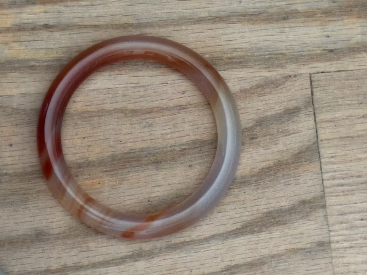 Agate Bangle Bracelet