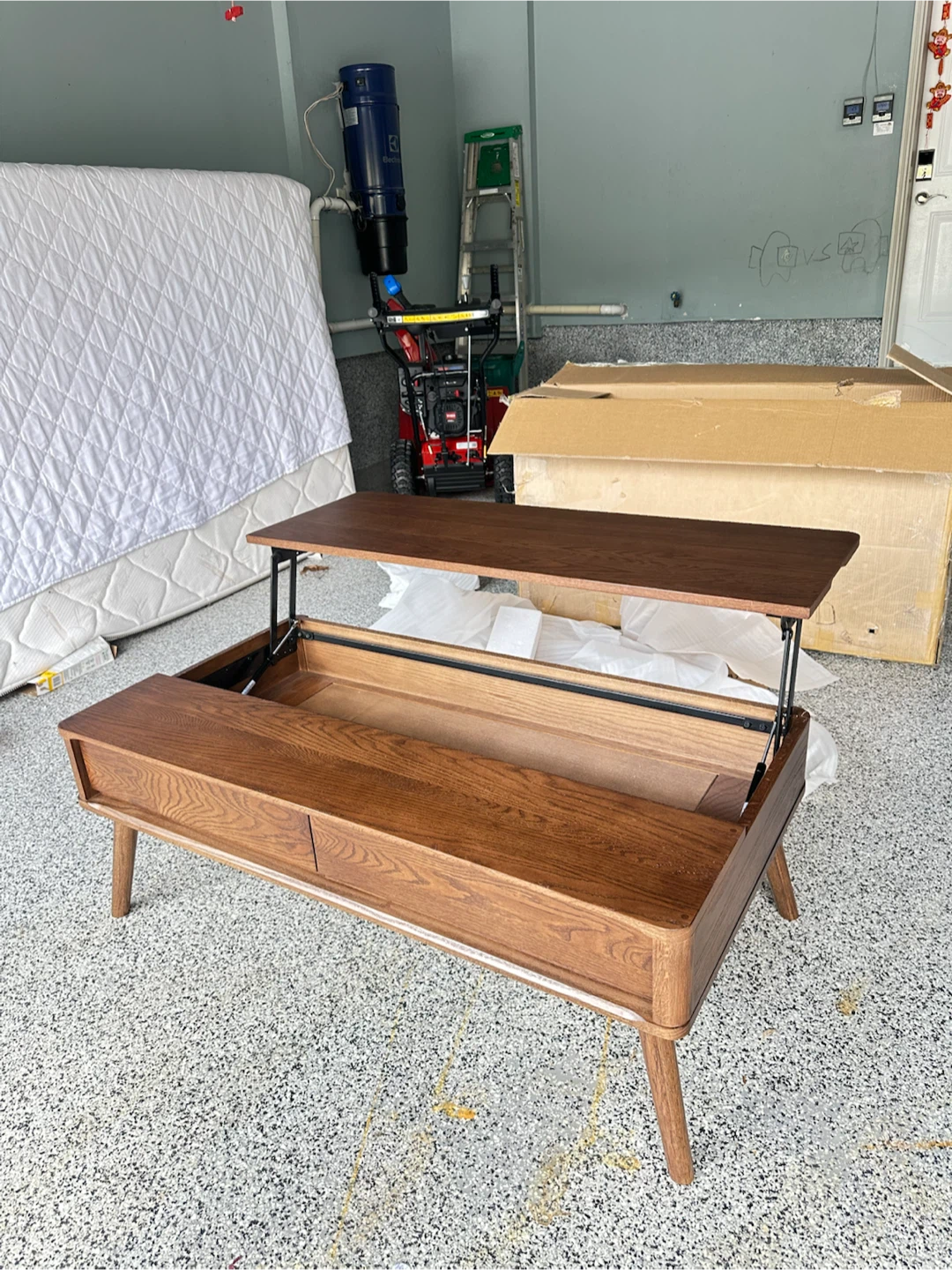 Lift-Top Coffee Table with Storage - photo 2