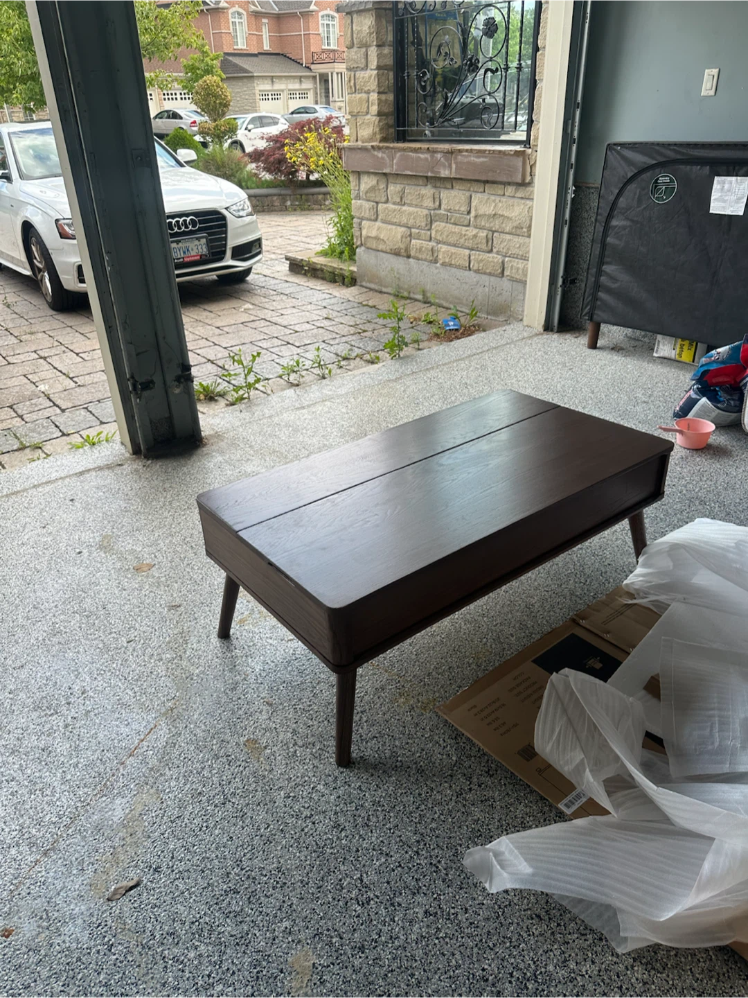 Lift-Top Coffee Table with Storage - photo 3
