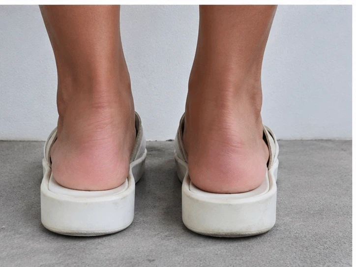 White and Beige Slide Sandals - photo 2