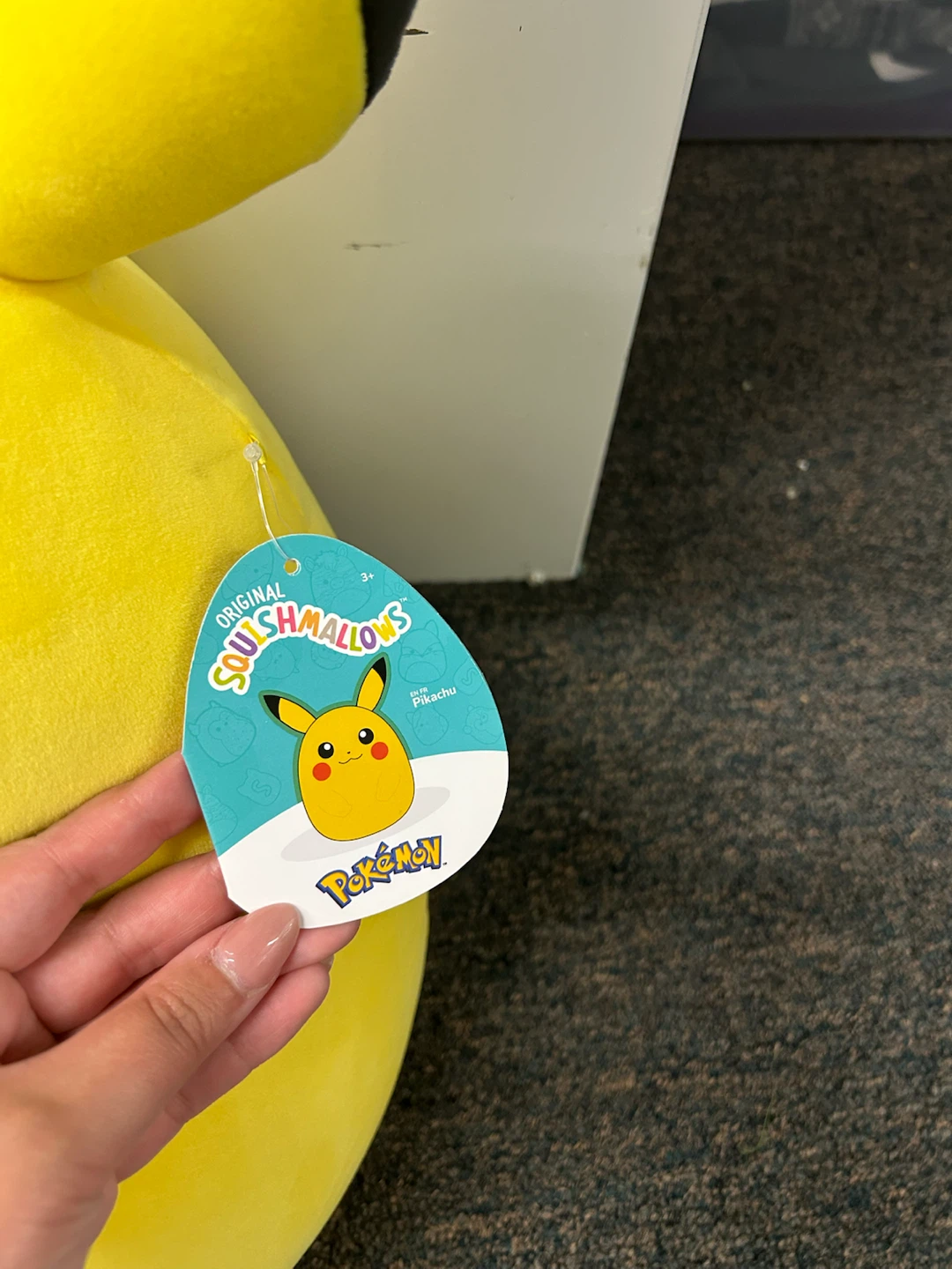Squishmallows Pokemon Pikachu Plush Pillow - photo 2
