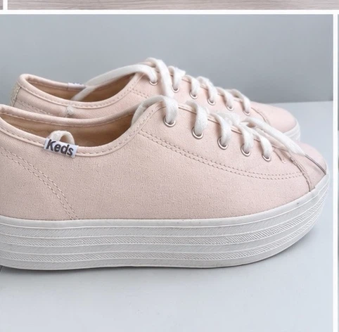 Keds Pink Canvas Platform Sneakers - photo 4