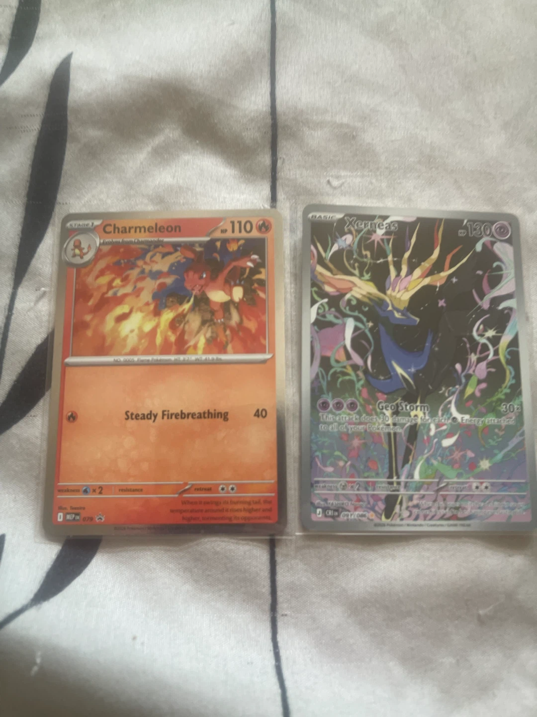 Pokemon Cards - Charmeleon & Xerneas