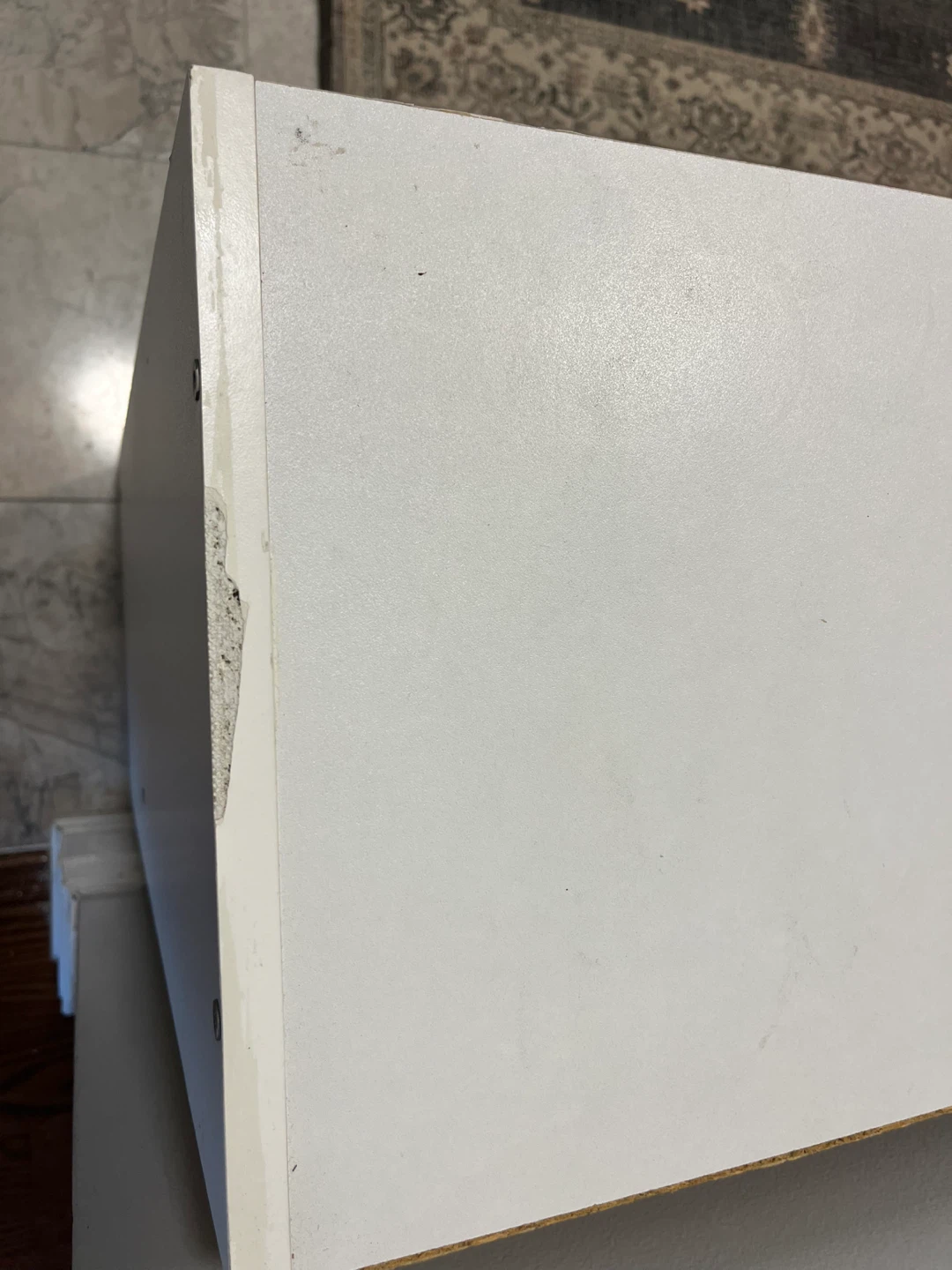 White 3-Drawer Dresser - photo 3