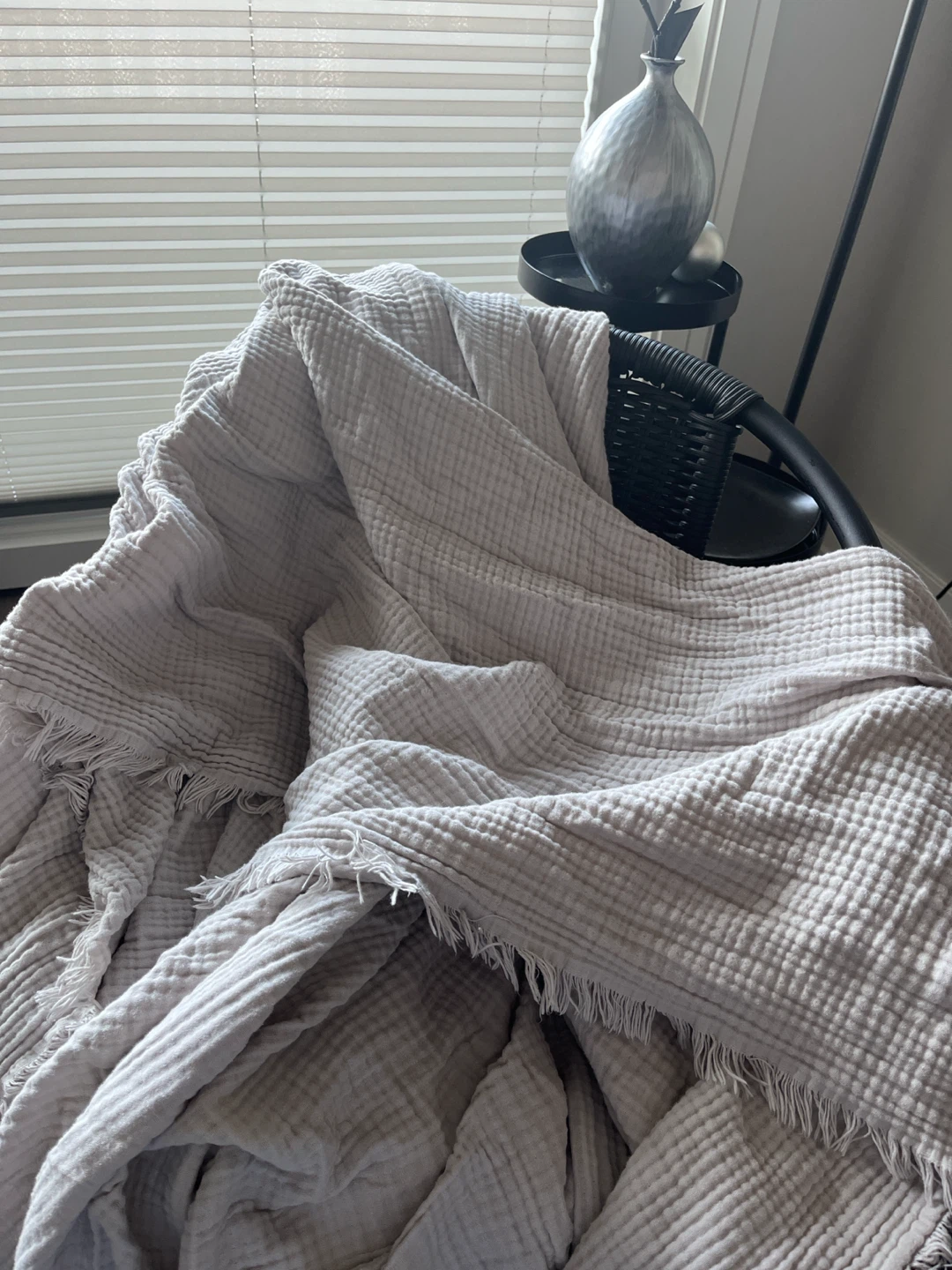KING 100% COTTON MUSLIN BLANKET