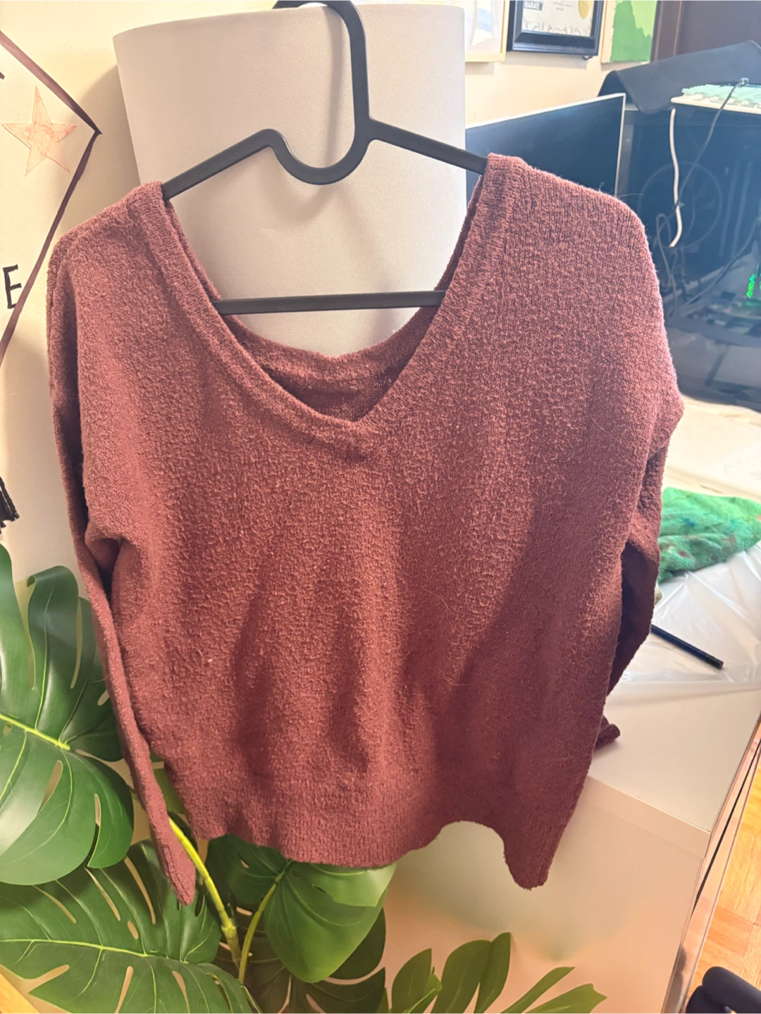 Striped Mock Neck Sweater - photo 3