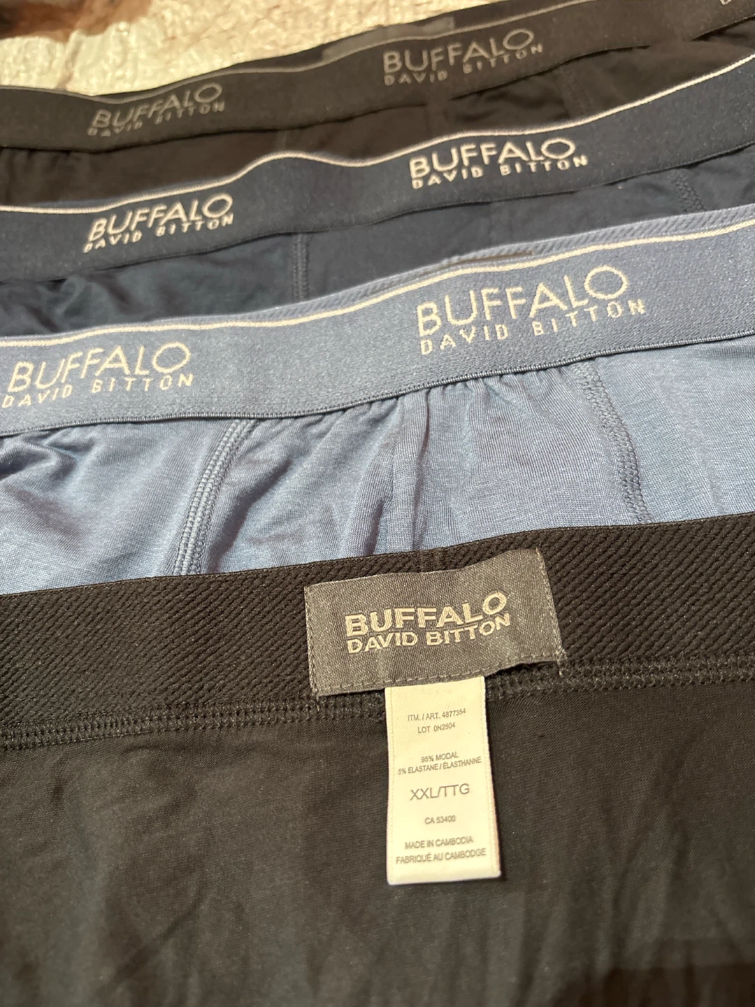 NWOT Buffalo David Bitton Men's Boxer Briefs - XXL/TTG - photo 2