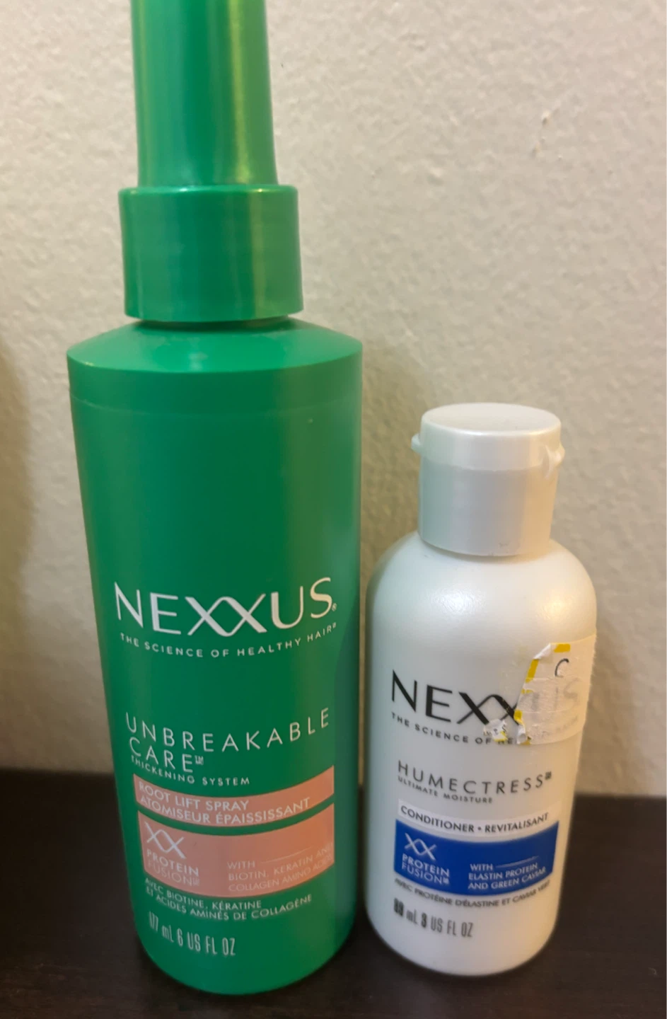 NEW- Lot of 2-Nexxus Lift Spray & Humectress Conditioner