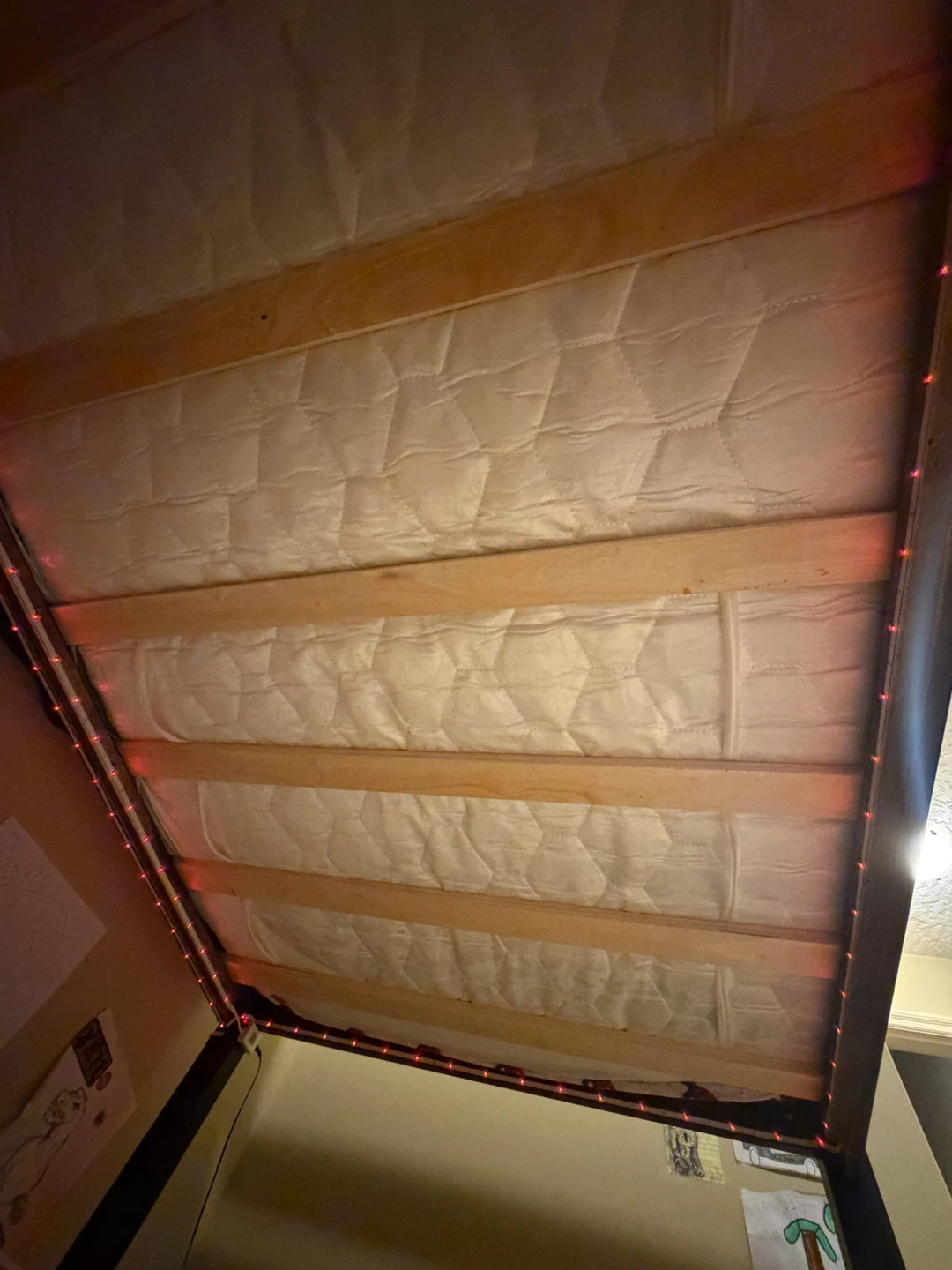Twin size loft bed (with added lights) - photo 4