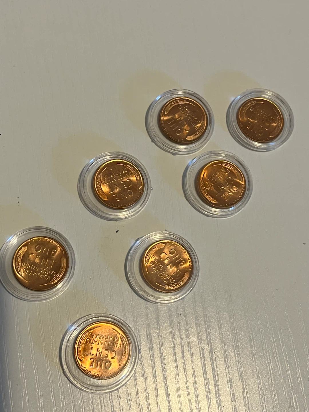 Lot of 7 Lincoln Wheat Pennies - photo 2