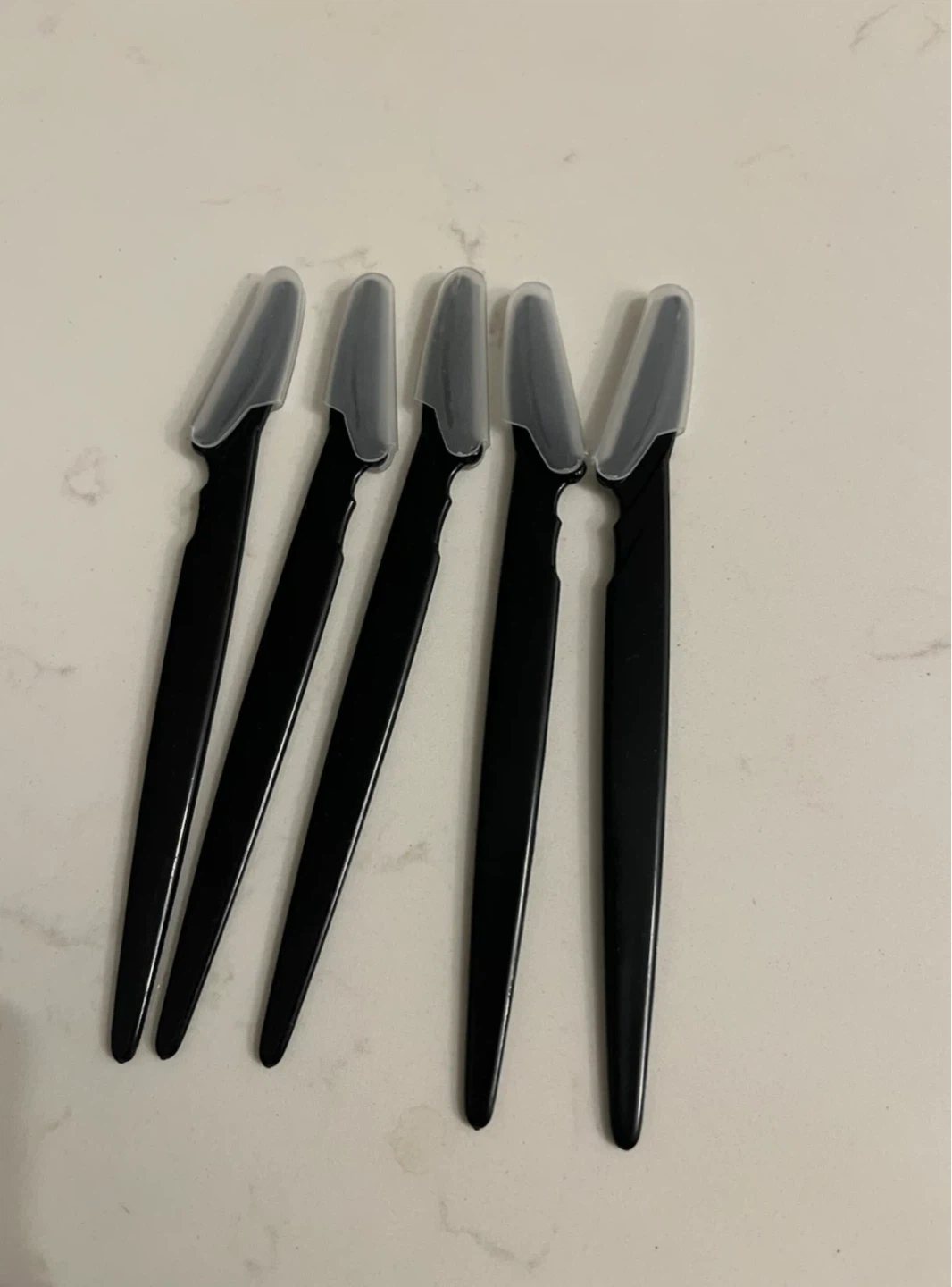 5 Pack Facial Razors with Protective Caps