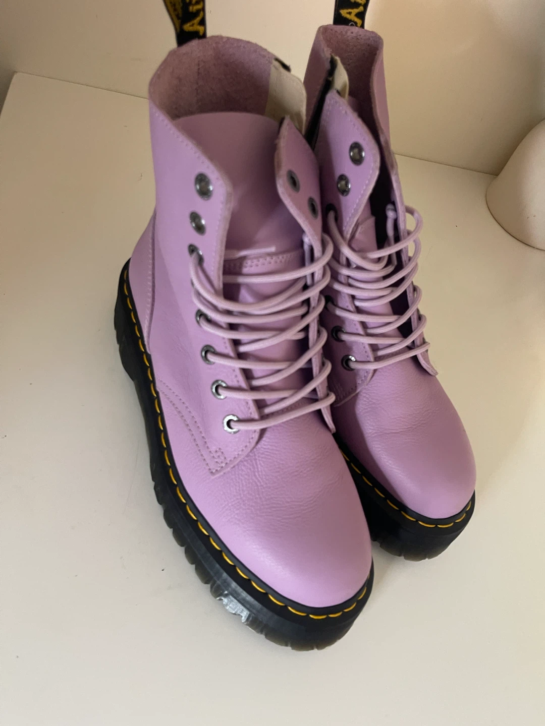 Dr. Martens JADON III Lilac Boots Size 10 UK