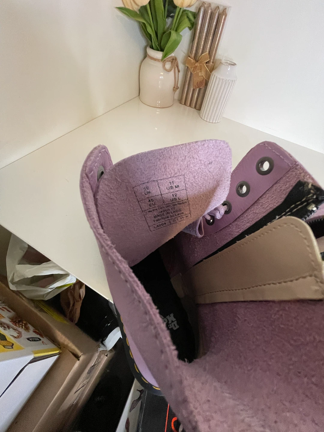 Dr. Martens JADON III Lilac Boots Size 10 UK - photo 3