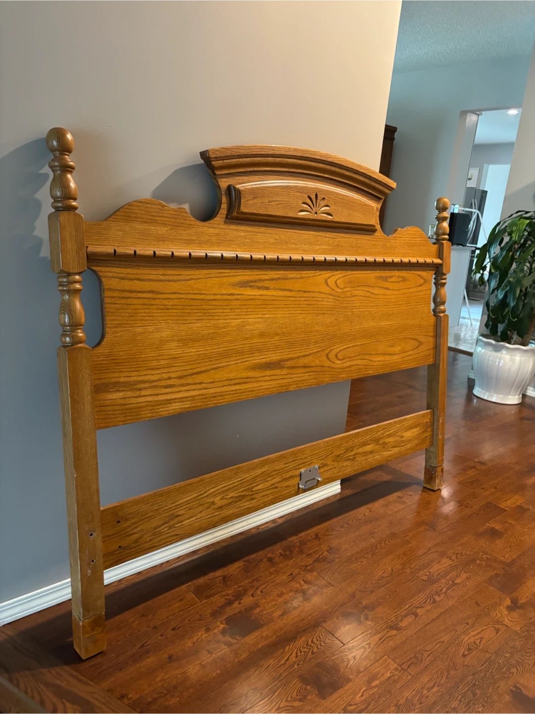 Free - queen size solid headboard