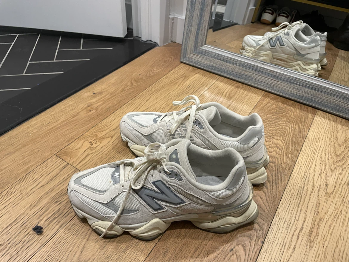 New Balance 9060 Cream White Sneakers - photo 3